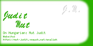 judit mut business card